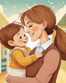 parent portant son enfant