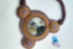 Handmade necklace "Agate beaded"