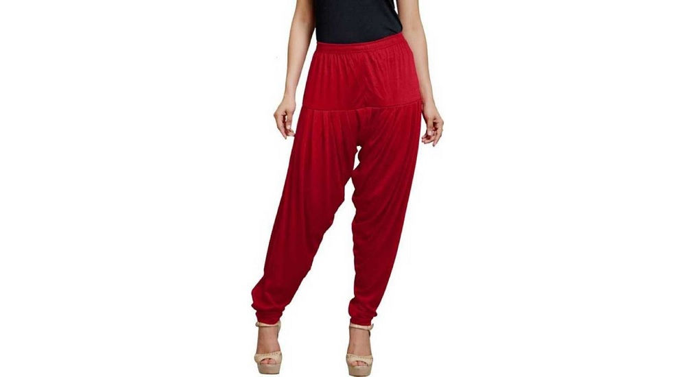 Red Patiala Pant