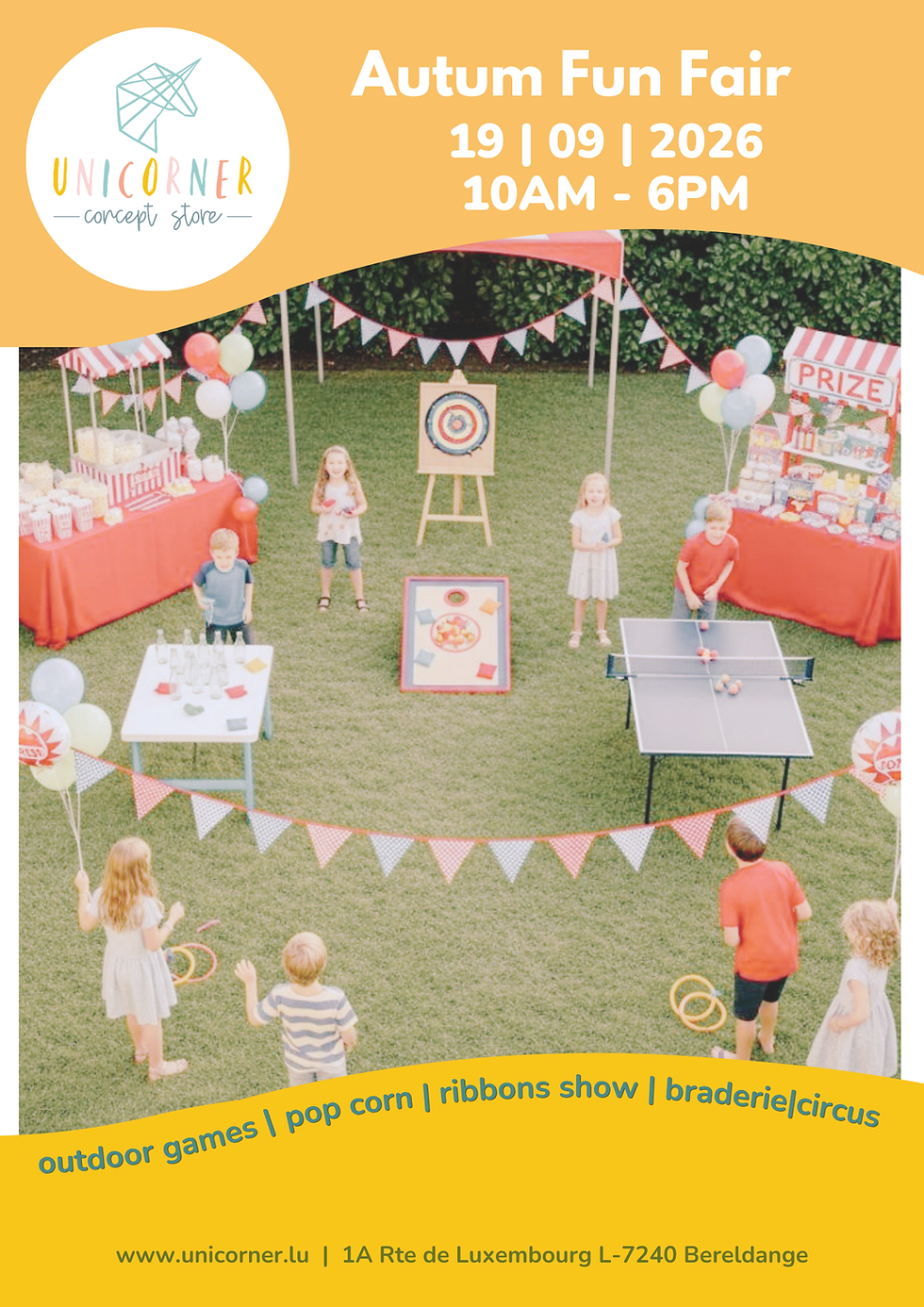 Autumn Fun Fair 19/09 10h - 18h
