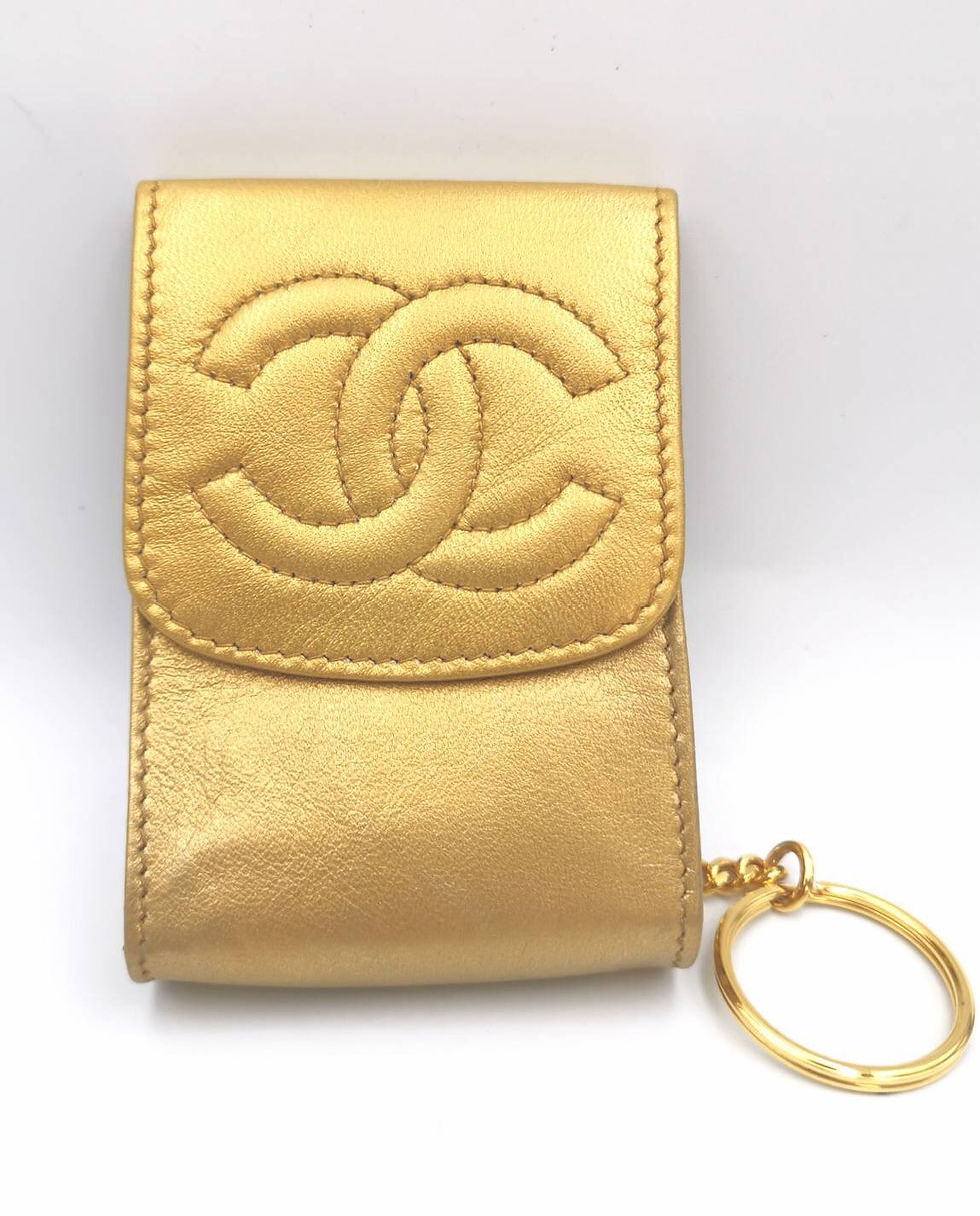 CHANEL キーリングポーチ ゴールド ポーチ ポシェット