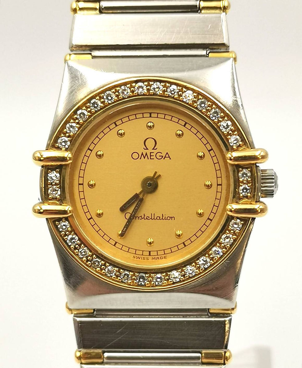 OMEGA コンステレーション K18YG/SS ダイヤ