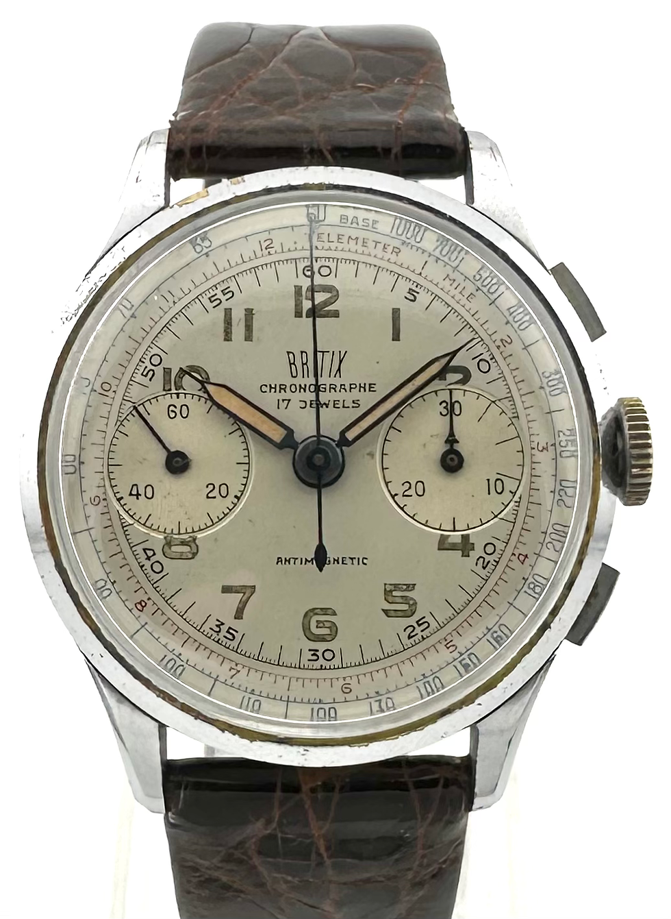 BRITIX 手巻きクロノグラフ