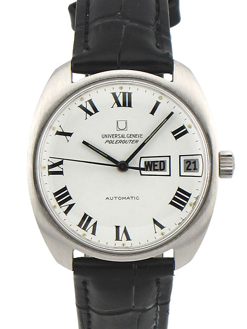 UNIVERSAL GENEVE 872102 ポールルーターデイデイト OH済 UNIVERSAL GENEVE ユニバーサルジュネーブ 872102 POLEROUTER ポール