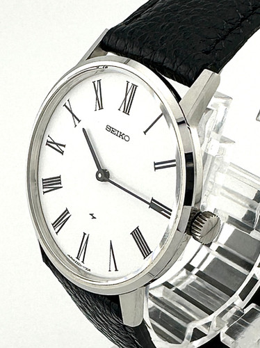 SEIKO セイコー 2220-0430 Chariot シャリオ 和紙風文字盤 1977年製 手
