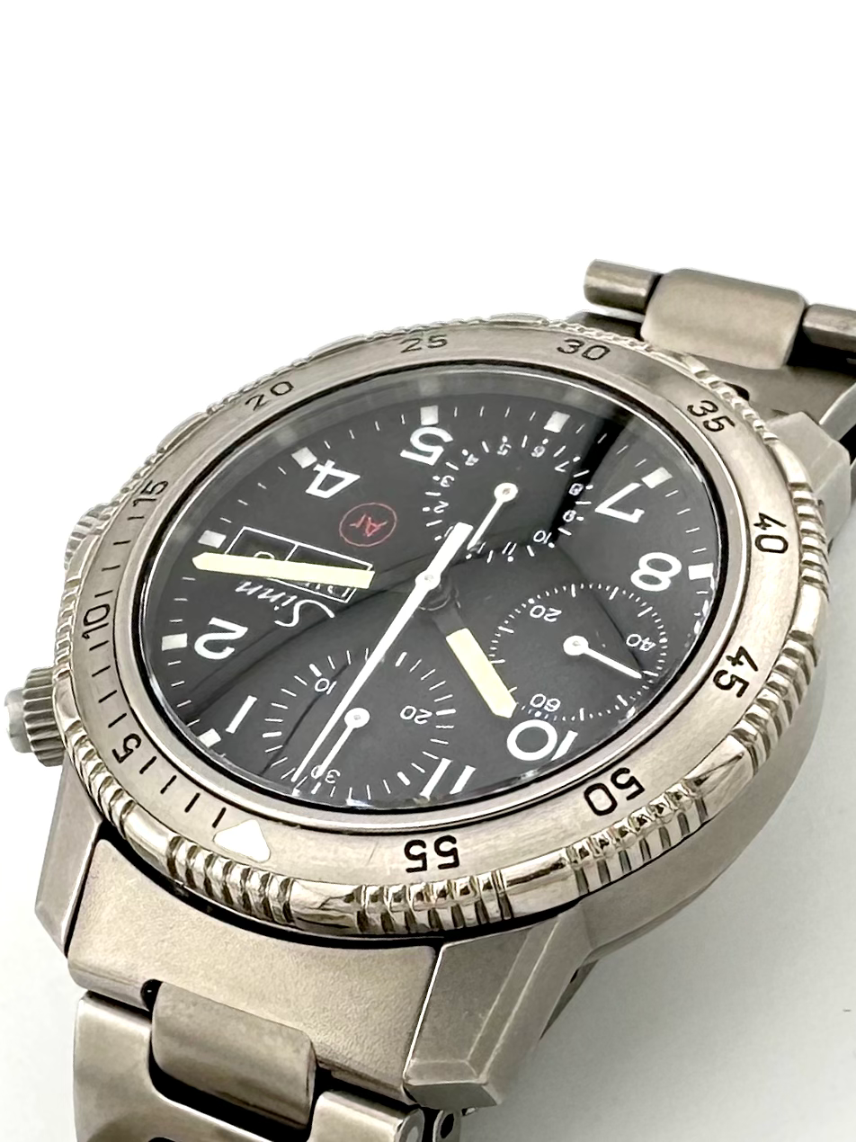 サムネイル： Sinn ジン 203.TI チタン クロノグラフ デイデイト 自動巻き 時計