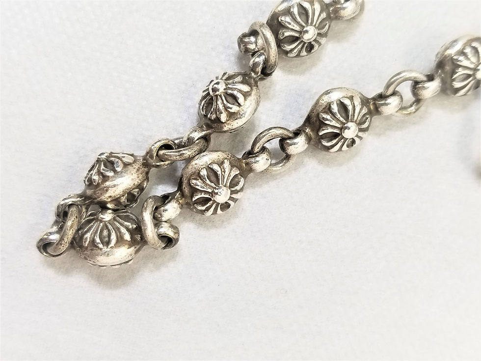 サムネイル： CHROME HEARTS クロスボール ブレスレット SV925 クロムハーツ