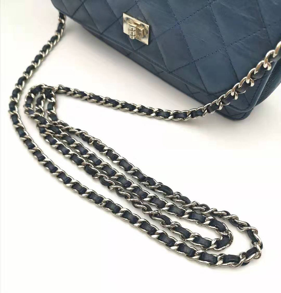 Thumbnail: CHANEL シャネル　チェーンウォレット　バッグ　ブルー