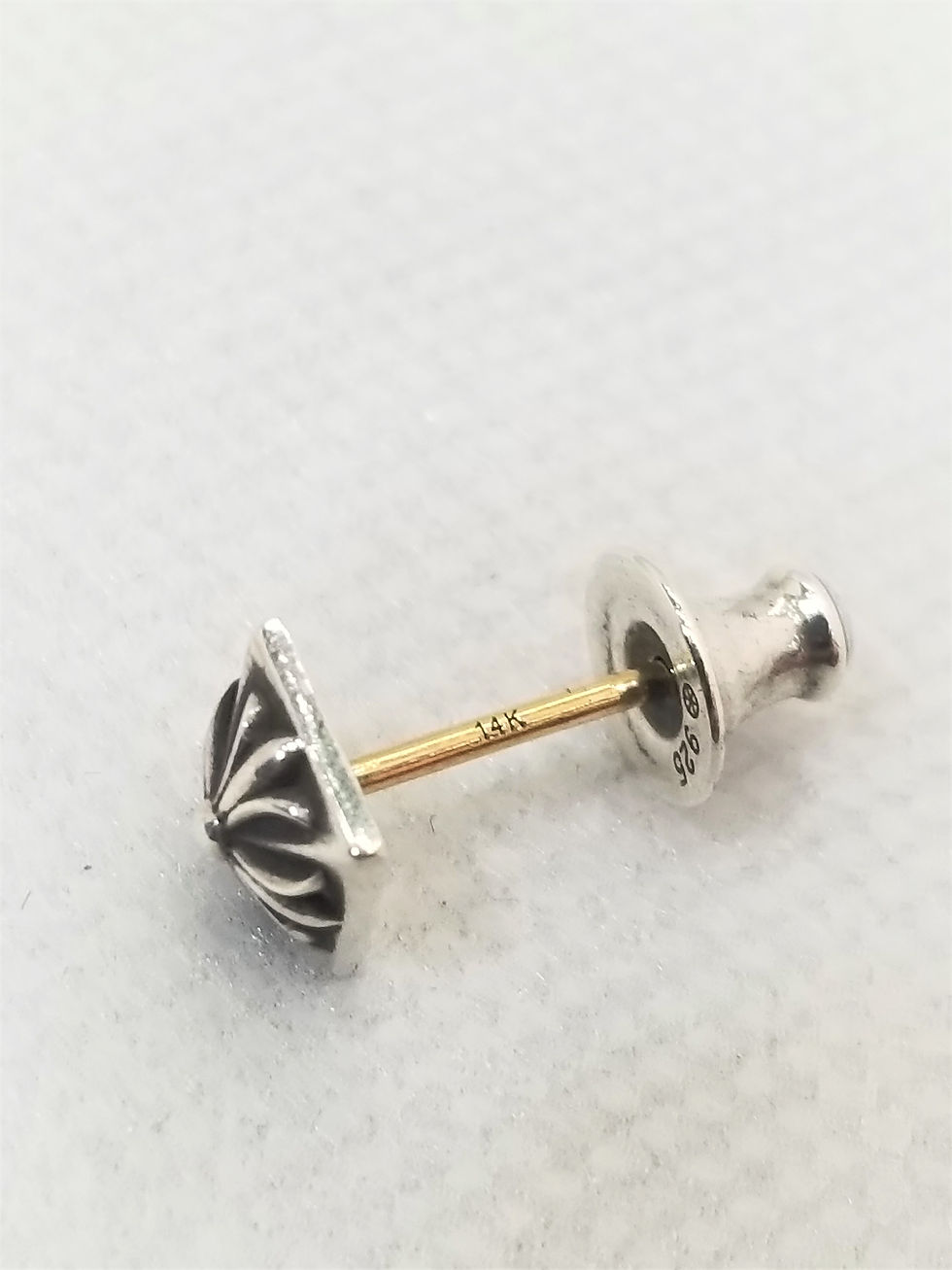 サムネイル： CHROME HEARTS ゼロピラミッドスタッドピアス SV925 クロムハーツ