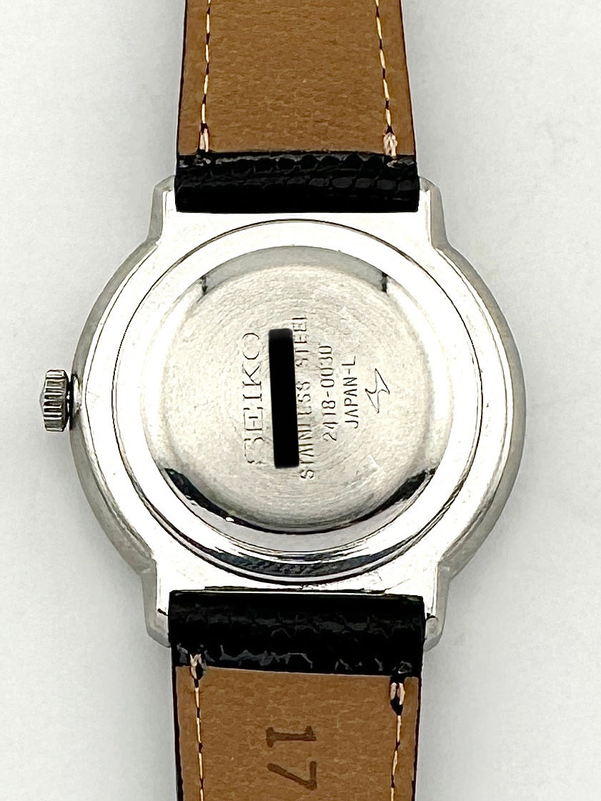 サムネイル： SEIKO セイコー 2418-0030 シャリオ 和紙風文字盤 1974年製