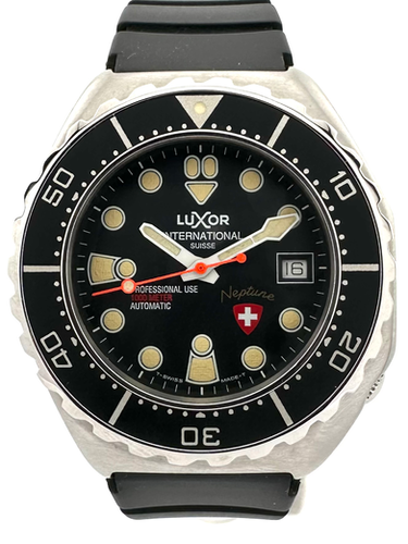 日産自動車株式会社 60周年記念 富士銀行 LUXOR ルクソール 高級 置時計 LUXOR ルクソール ネプチューン プロフェッショナル 自動巻き 時計｜WTIMES