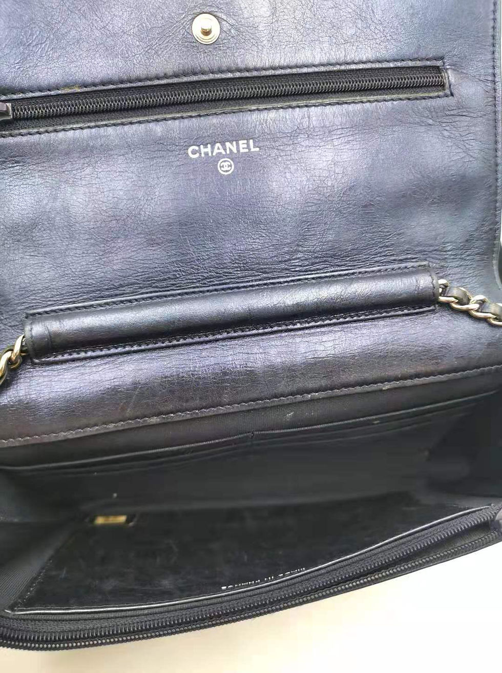 Thumbnail: CHANEL シャネル　チェーンウォレット　バッグ　ブルー