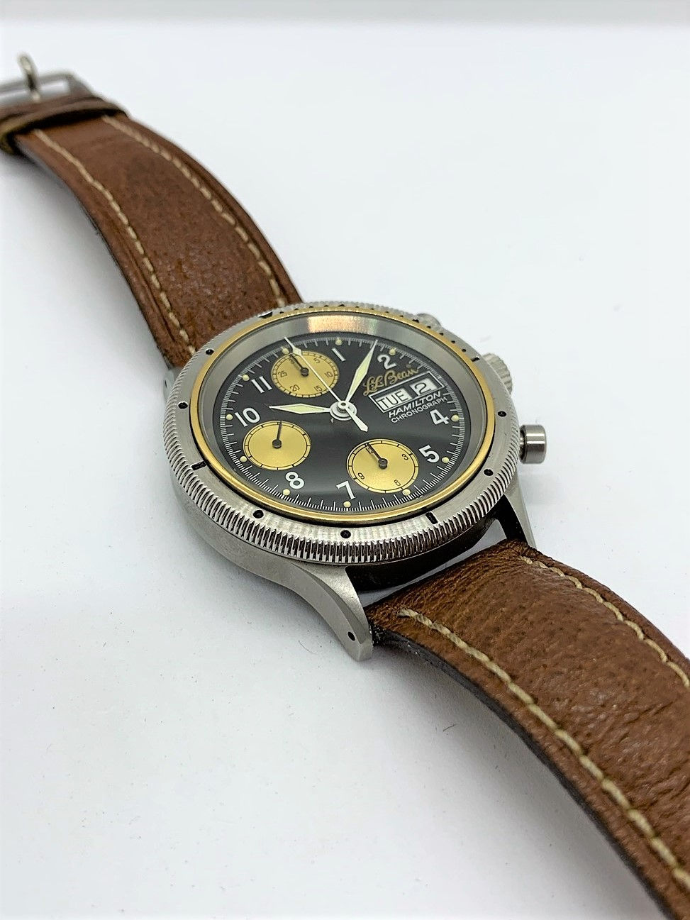 Thumbnail: HAMILTON　9466　クロノグラフ　デイデイト　L.L Bean
