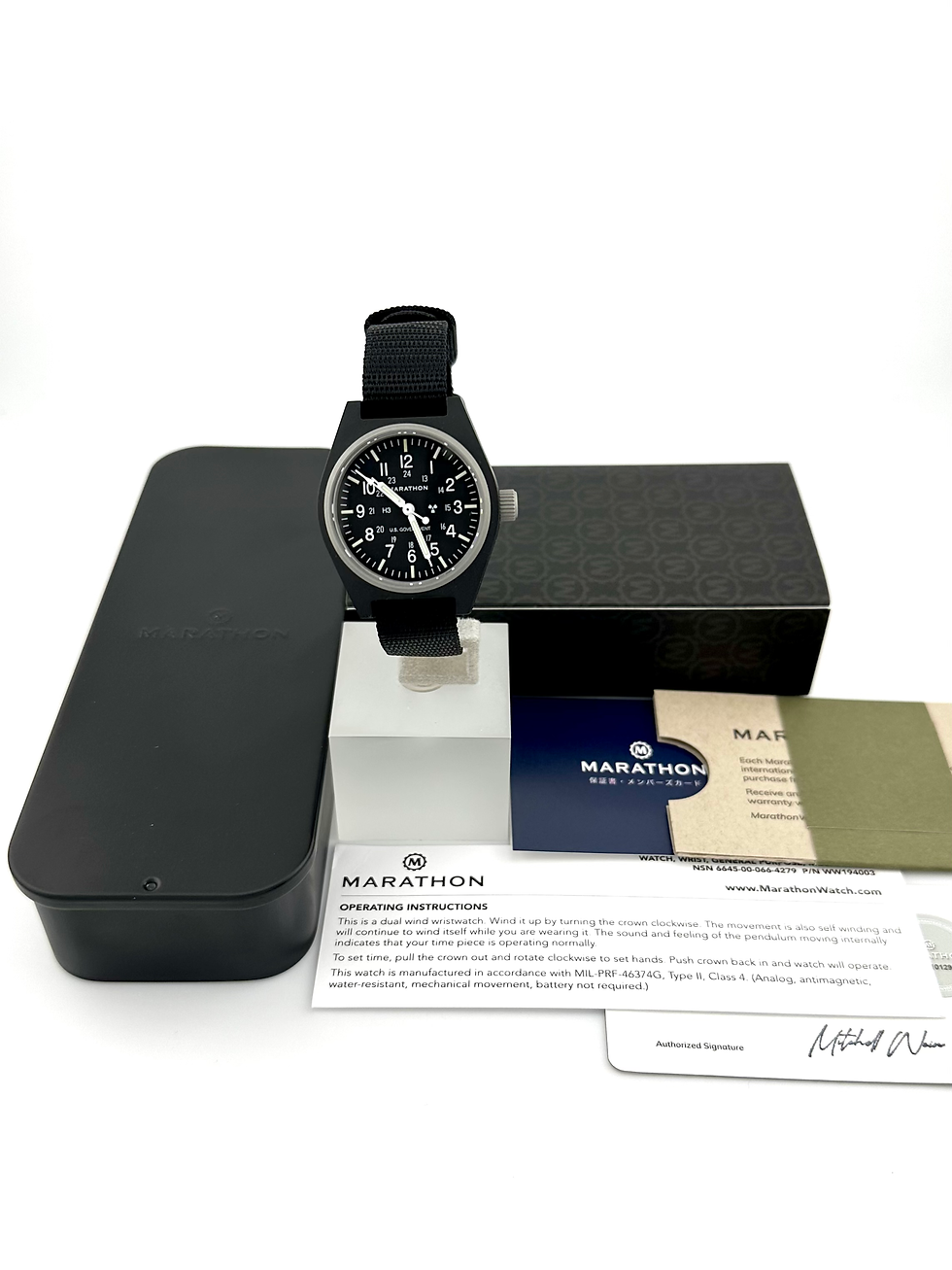 サムネイル： MARATHON WW194003-BK General Purpose Field Watch
