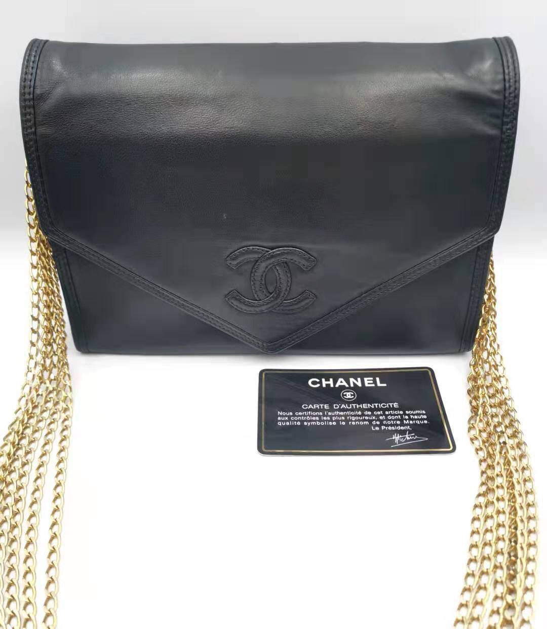 CHANEL 6連チェーンショルダーバッグ
