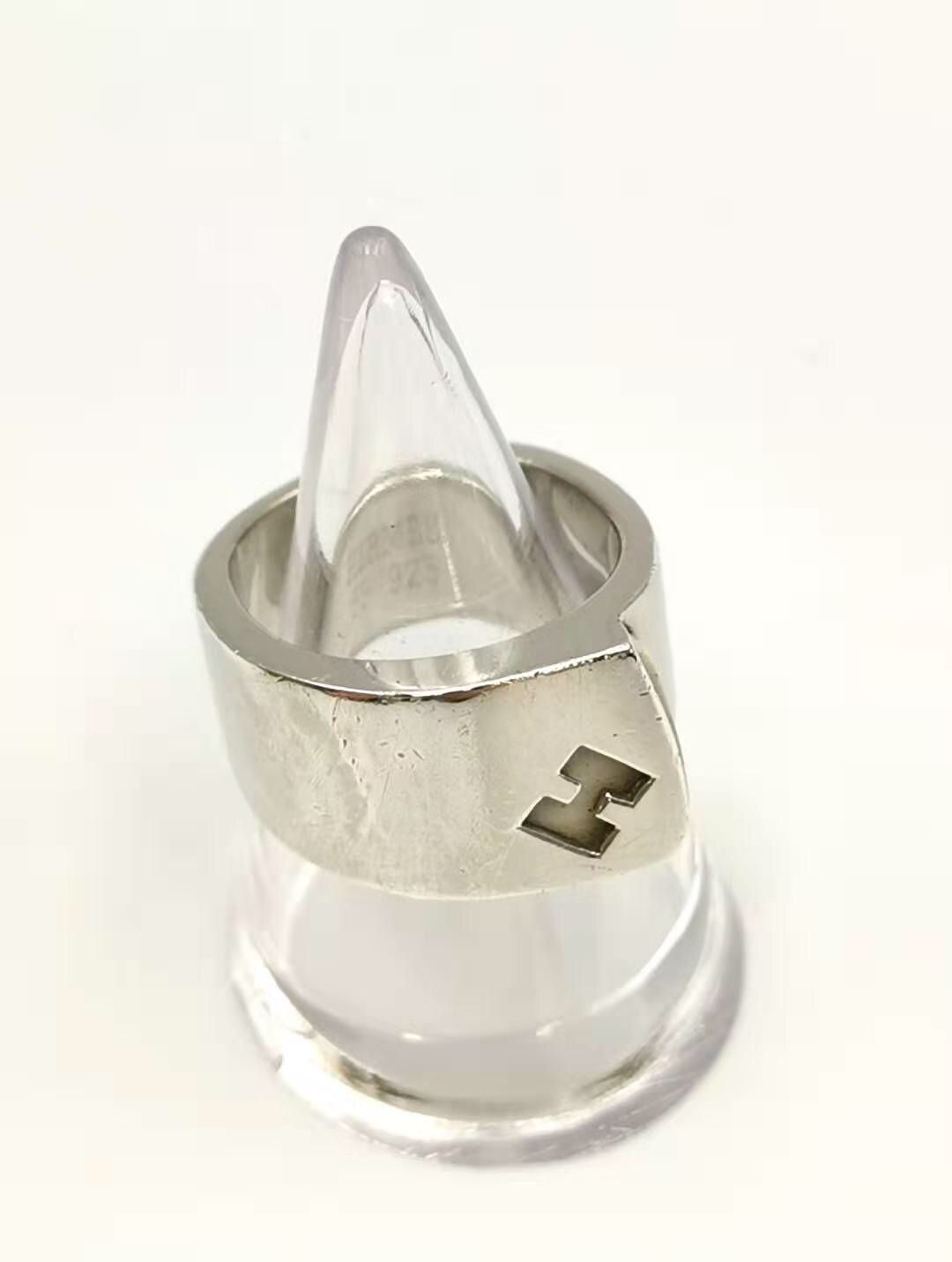 HERMES  エルメス  SV925  H リング  55