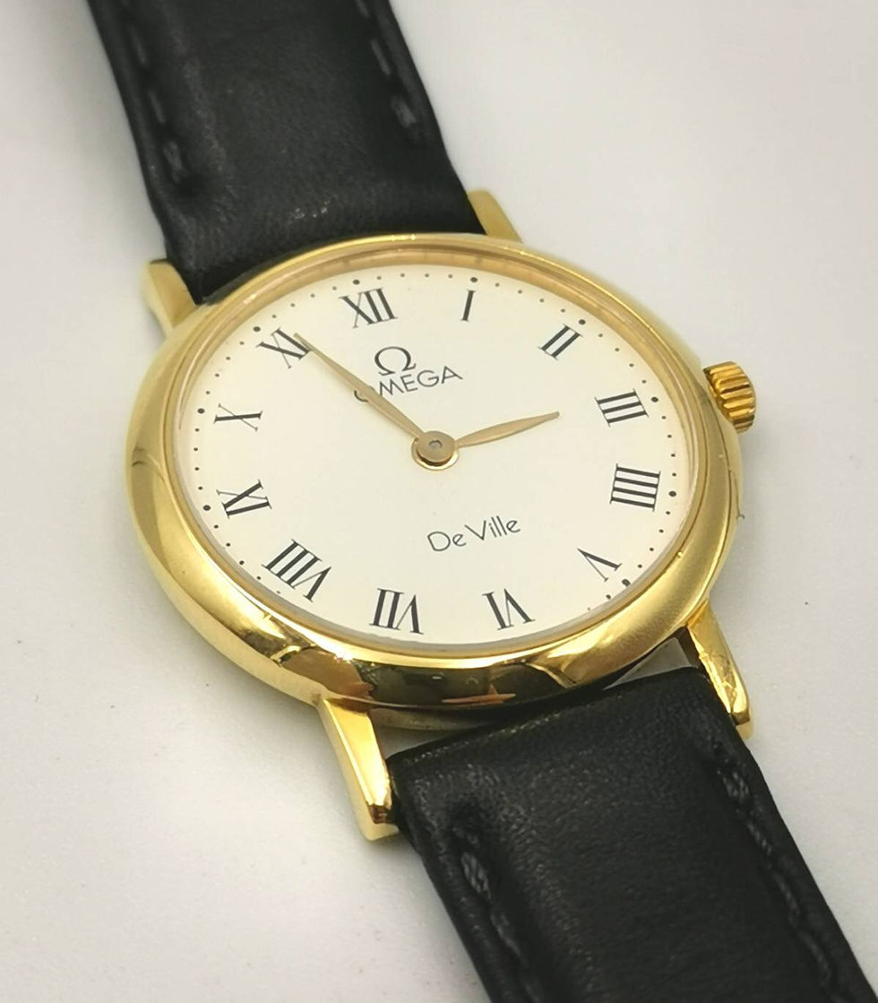 サムネイル： OMEGA   K18YG  De Ville  ローマ