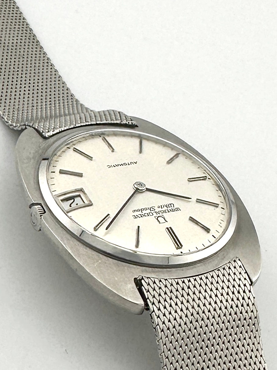 サムネイル： UNIVERSAL GENEVE 867103 ホワイトシャドウ デイト