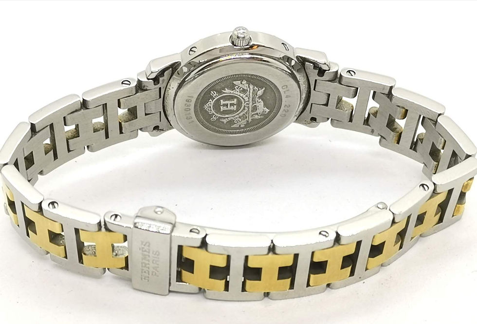 Thumbnail: HERMES エルメス クリッパー コンビ CL4.220 腕時計