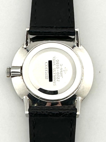 SEIKO セイコー 2220-0180 Chariot シャリオ ローマ数字 網目文字盤
