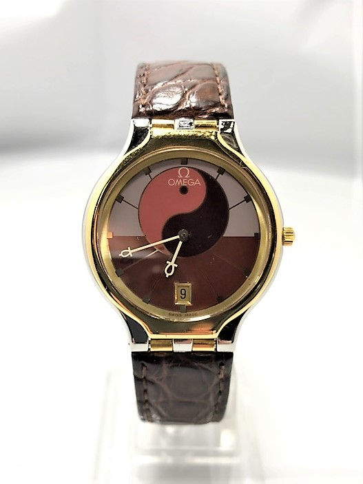 OMEGA K18YG/SS シンボル デイト