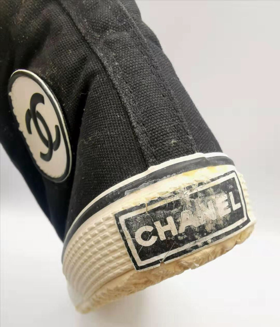 サムネイル： CHANEL  シャネル  ココマークハイカット スニーカー
