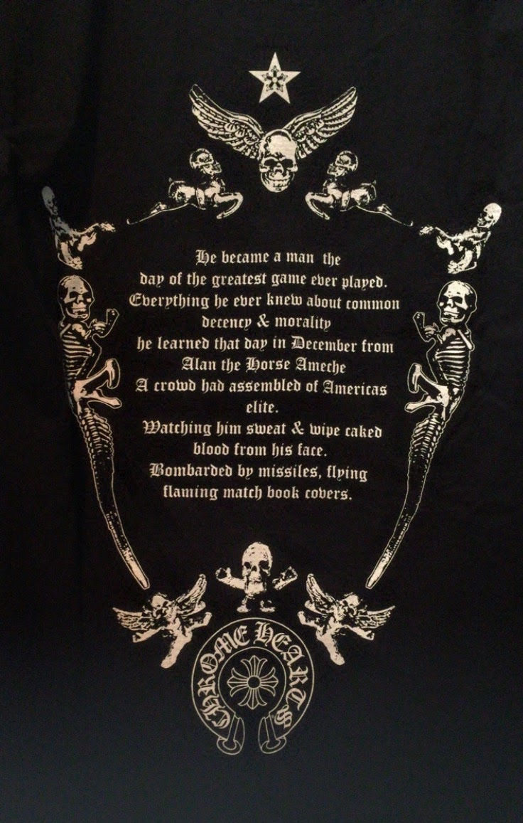 Thumbnail: CHROME　HEARTS　ショルダースカルバックプリントTシャツ　S