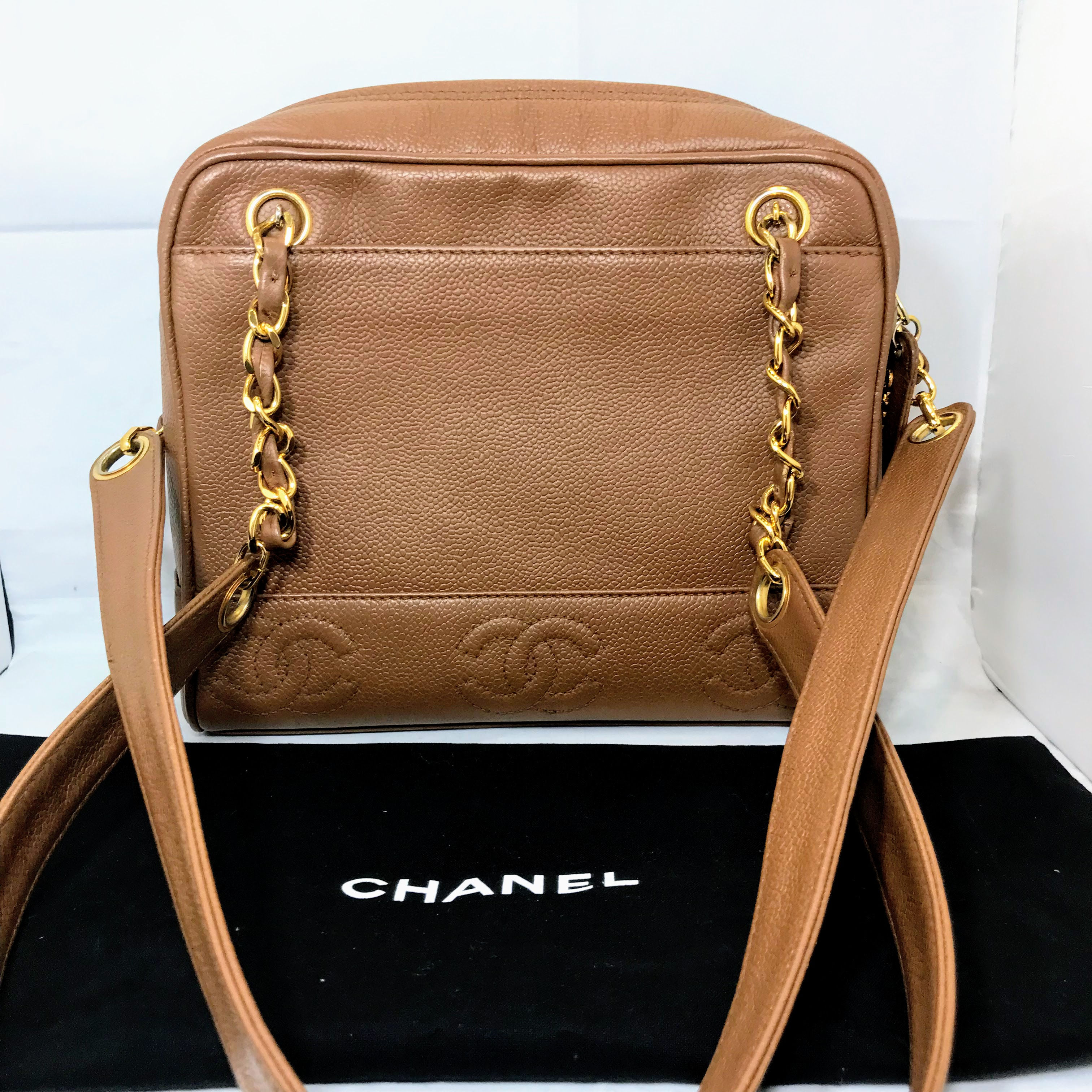 CHANEL トリプルココマークショルダートート