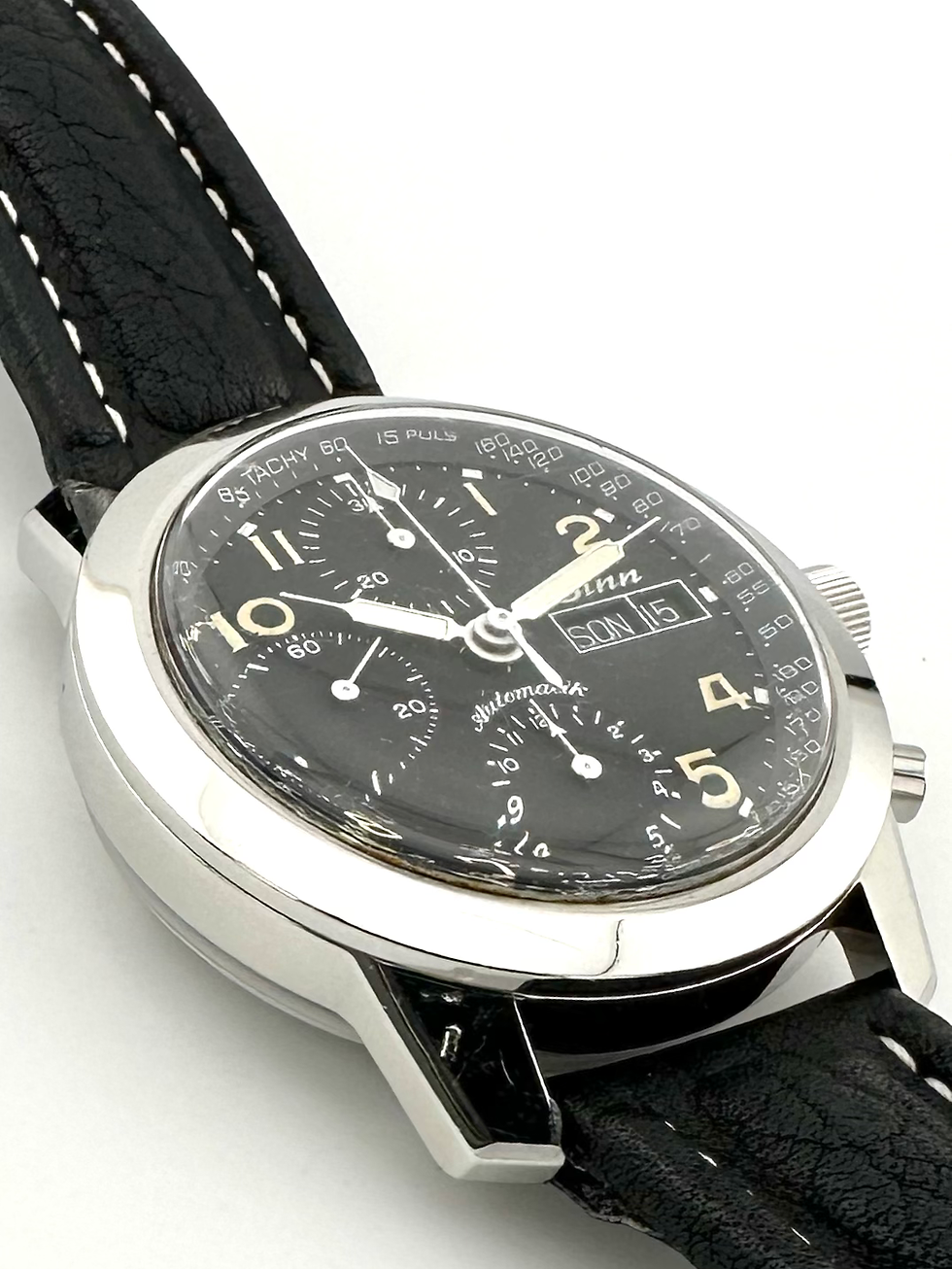 サムネイル： SINN 103.B.AUTO.POL.TY クロノグラフ デイデイト