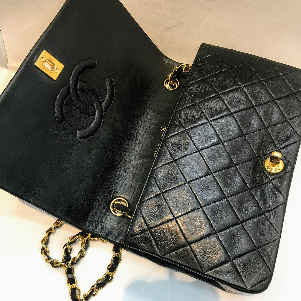 サムネイル： CHANEL　	ターンロックチェーンショルダー