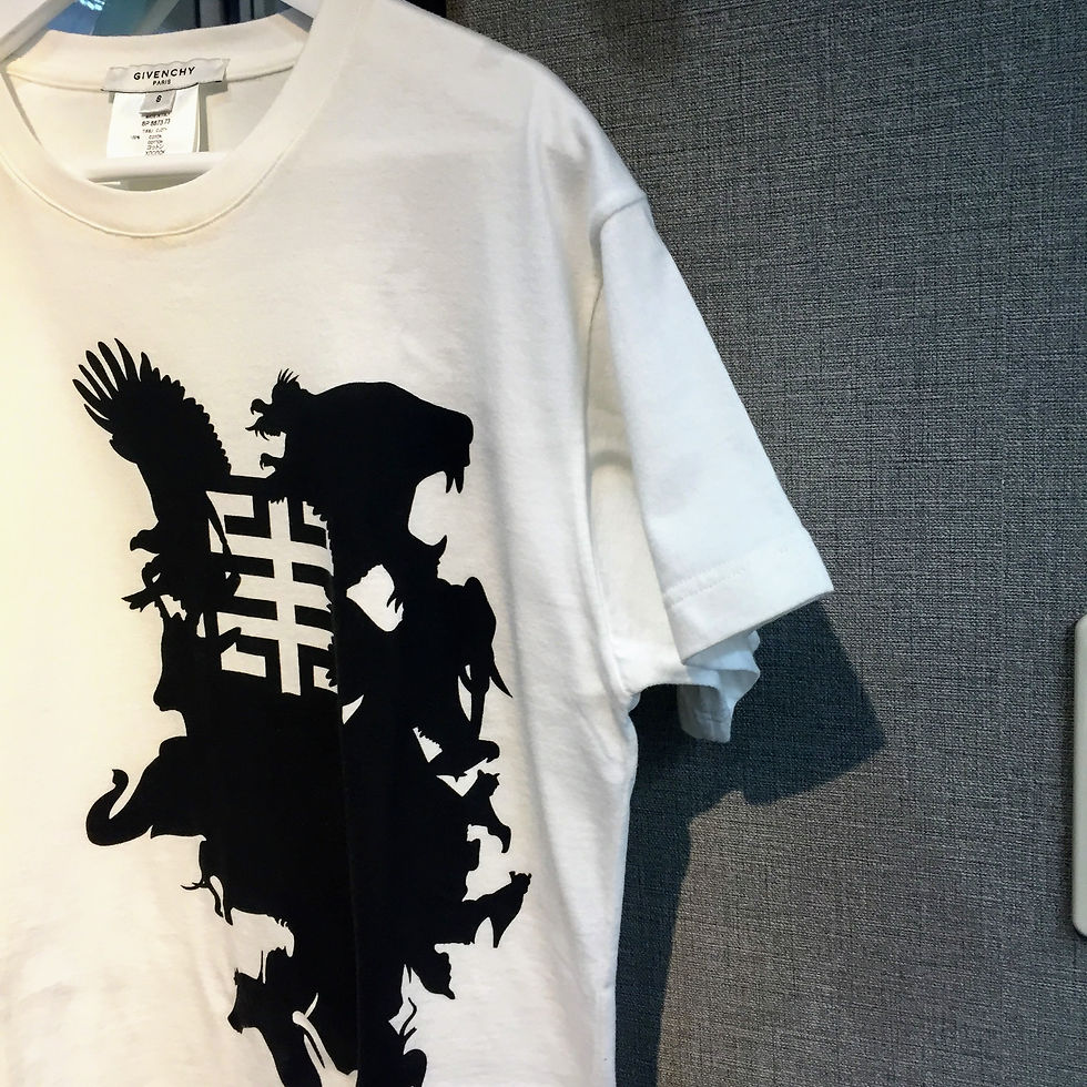サムネイル： GIVENCHY タトゥープリント Tシャツ