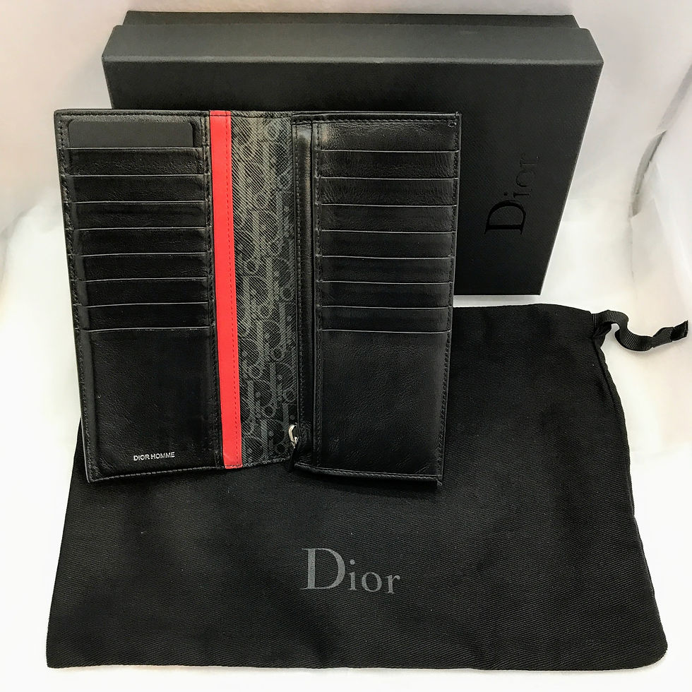 サムネイル： DIOR　二つ折り長財布　ヴァニタス