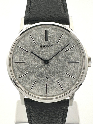 SEIKO セイコー シャリオ 2220-0430 1977年製 和紙風文字盤|WTIMES SEIKO セイコー シャリオ 2220-0430 1977年製 和紙風文字盤|WTIMES