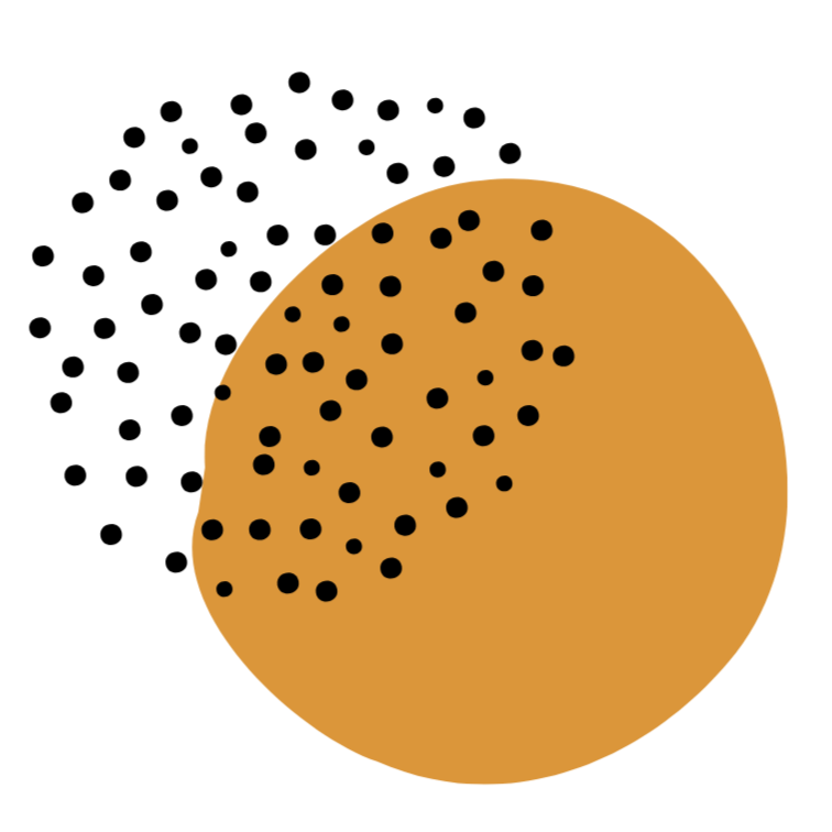 Curate+Celebrate brand dots pattern