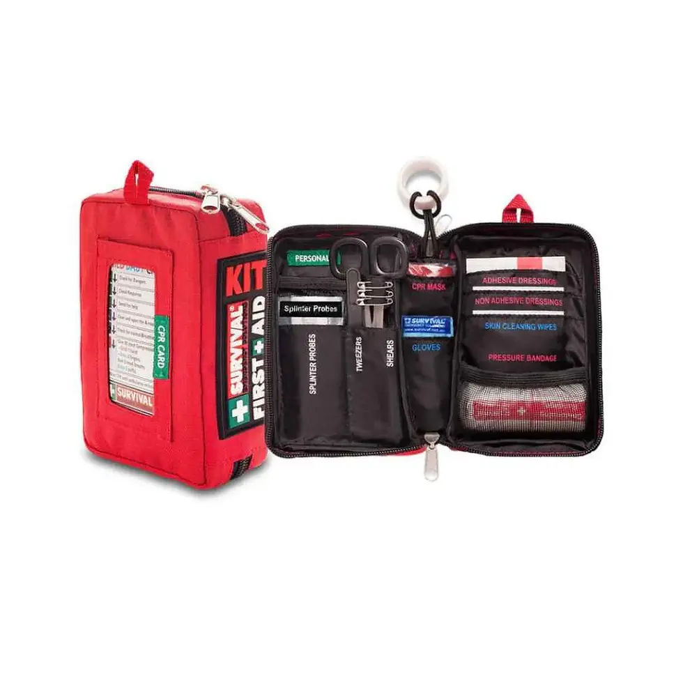 First aid and medical kits available in clinic
