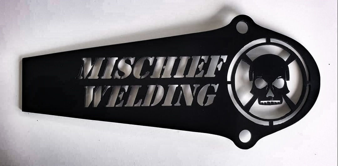 Mischief welding Xvs650 driveshaft cover 