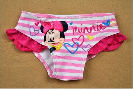 Thumbnail: Biquini Minnie Mouse Listras Babados- Frete Grátis