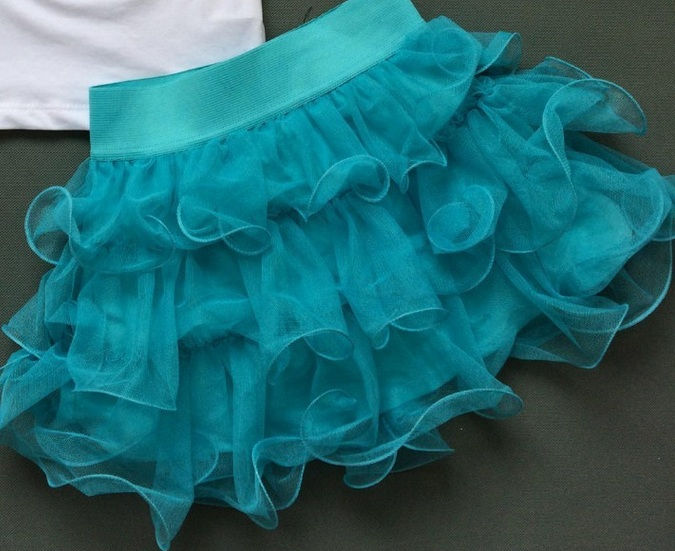 Thumbnail: Conjunto "Frozen" Elsa com Saia Tutu  Frete Grátis