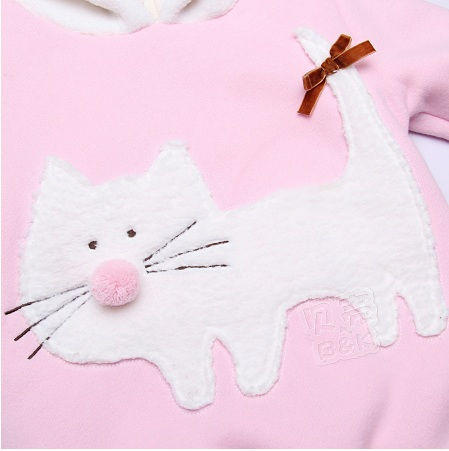 Thumbnail: Blusa  Flanelada Gatinho - 2 Cores - Frete Grátis