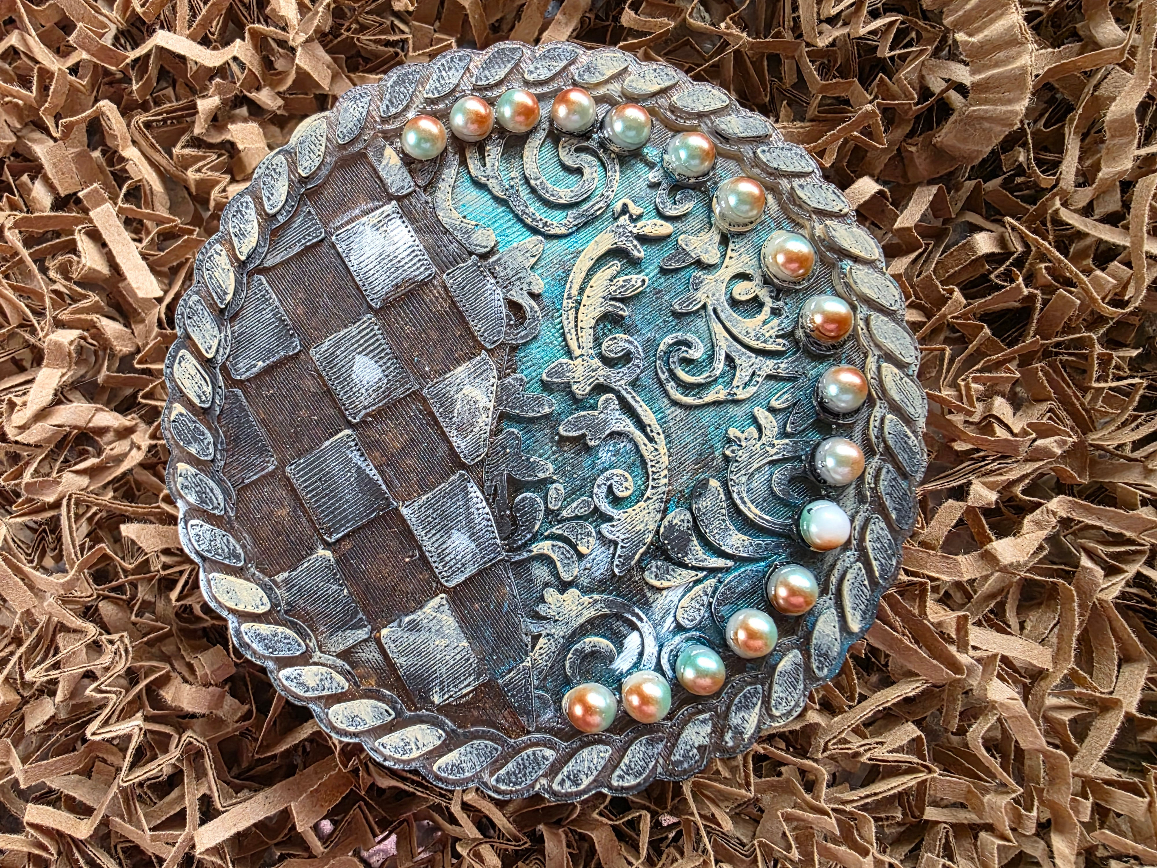 Western Leather & Checkered (2 vents) OR DANGLES