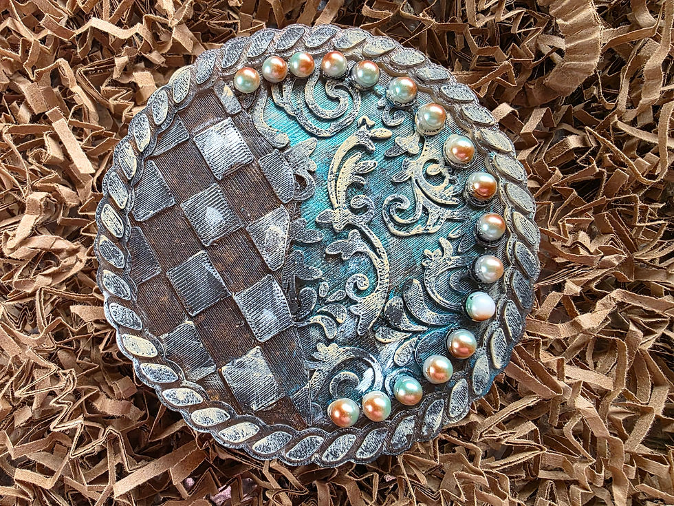 Western Leather & Checkered (2 vents) OR DANGLES