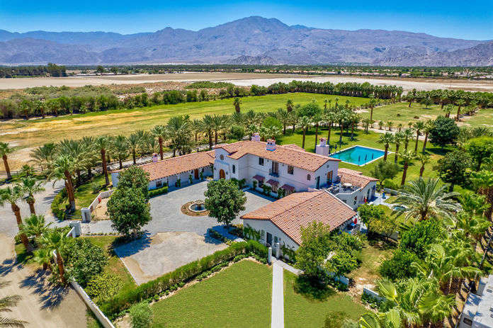Emerson estate arial mountain view