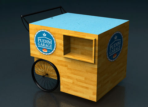 Food Cart Pudim Garage 3D