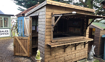 8 x 6, HD Cladding, Tanalised, stable door, Security door, 2 x 16inc workbench, 2 x 10inc