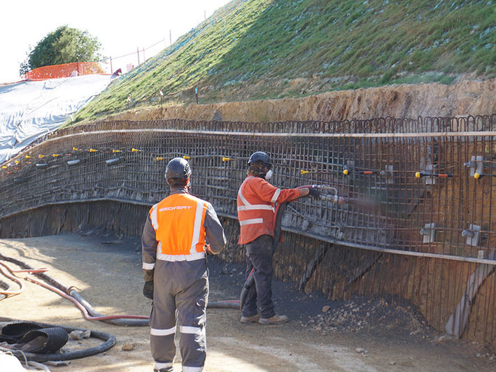 preparation for shotcrete