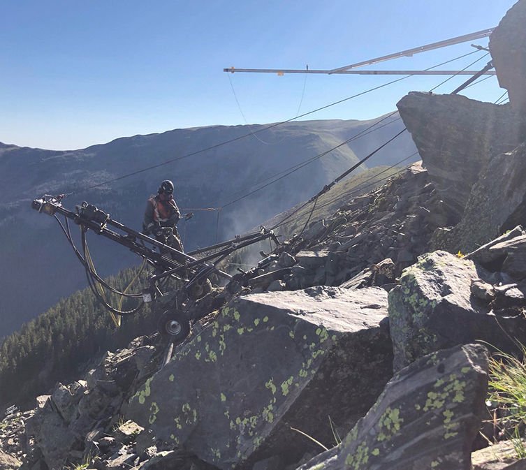 wagon drilling at altitude