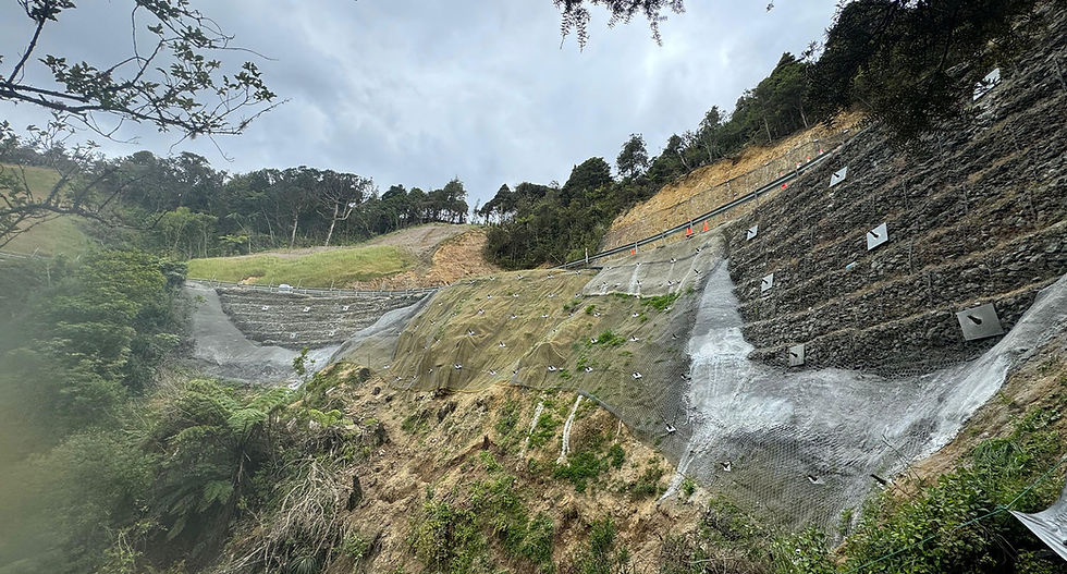 brynderwyn hills resilience slope stabilisation project