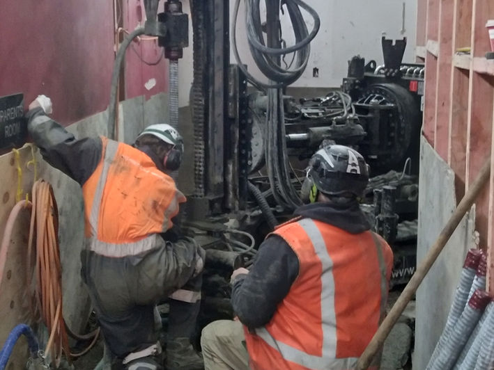 micropile installation seismic strengthening