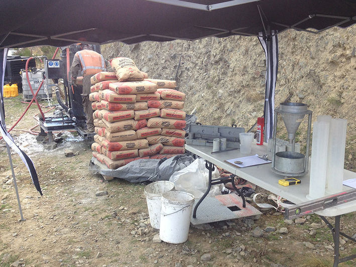 ground anchor preparation