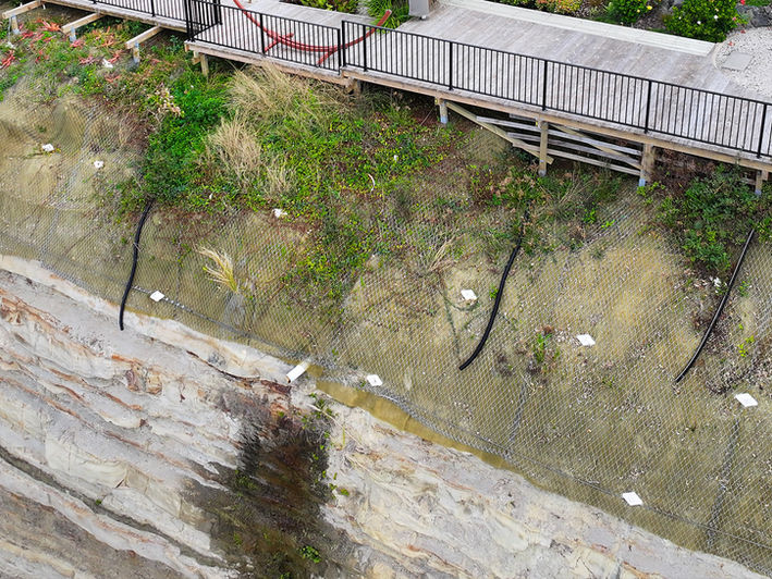 residential slope stabilisation system